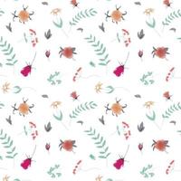 Abstract organic floral pattern background. Vector. vector