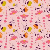 Abstract organic floral pattern background. Vector. vector