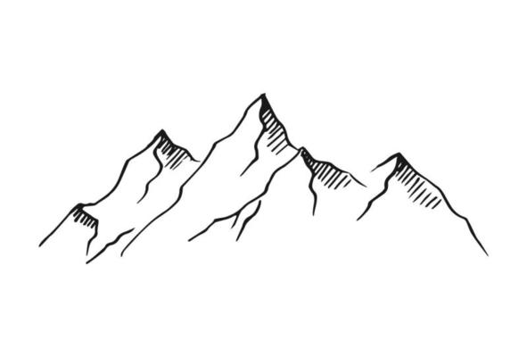 Simple Mountain Sketch Images  Browse 5931 Stock Photos Vectors and  Video  Adobe Stock