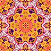 Mandala Seamless Pattern Background vector