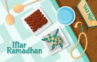 Iftar Food in Table