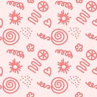 Abstract modern color seamless pattern. Simple endless texture dotted. Repeatable print. vector
