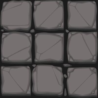 seamless old stonework texture, vector cobblestone patteren