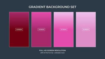 Soft color background on dark. Modern screen vector design for mobile app. Soft color abstract gradients.