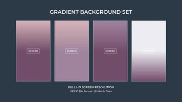 Soft color background on dark. Modern screen vector design for mobile app. Soft color abstract gradients.