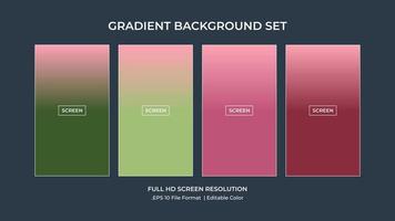 fondo de color suave en la oscuridad. diseño de vector de pantalla moderno para aplicación móvil. gradientes abstractos de color suave.