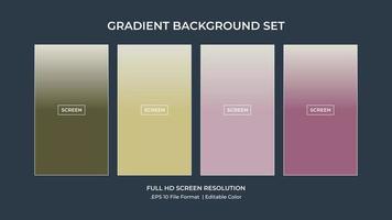 Soft color background on dark. Modern screen vector design for mobile app. Soft color abstract gradients.