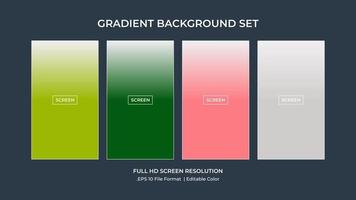 Soft color background on dark. Modern screen vector design for mobile app. Soft color abstract gradients.