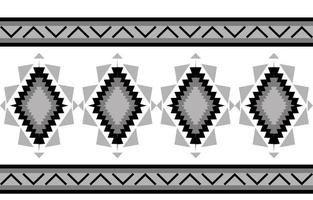 diseño de patrones geométricos étnicos abstractos en blanco y negro tribales para fondo o papel tapiz.ilustración vectorial para imprimir patrones de tela, alfombras, camisas, disfraces, turbantes, sombreros, cortinas.