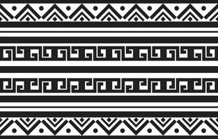 Tribal Black and white Abstract ethnic geometric pattern design for background or wallpaper.vector illustration To print fabric patterns, rugs, shirts, costumes, turban, hats, curtains.