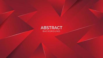 Red triangle background 3d design vector