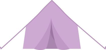 Camping tent semi flat color vector object