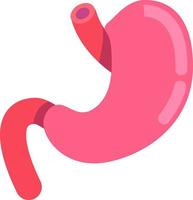 Stomach semi flat color vector object