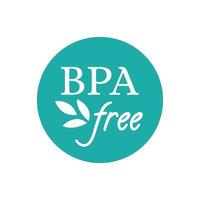 BPA FREE icon concept. Bisphenol A and phthalates free badge. Eco symbol for non toxic plastic.Vector illustration isolated vector