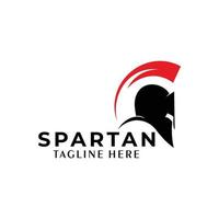 vector de icono de logotipo espartano aislado