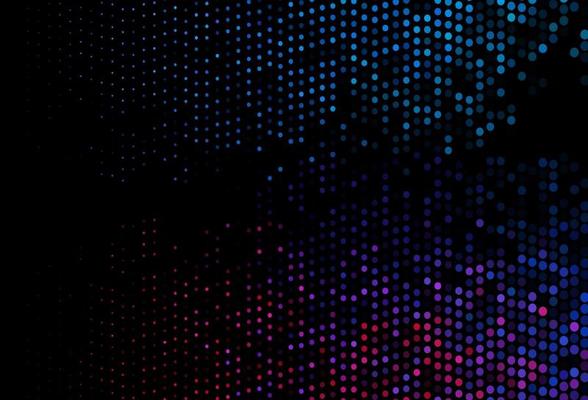 Dark Blue, Red vector texture with disks.