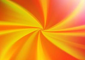 Light Red, Yellow vector glossy abstract background.