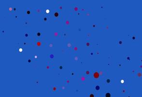 Light Blue, Red vector backdrop with dots.