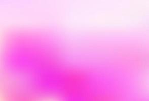 rosa claro, plantilla borrosa abstracta de vector azul.