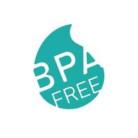 BPA FREE icon concept. Bisphenol A and phthalates free badge. Eco symbol for non toxic plastic.Vector illustration isolated vector