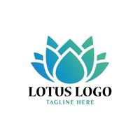 lotus logo icon vector isolated