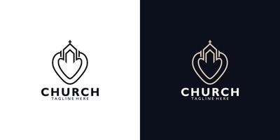 church logo icon vector isolated