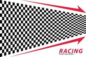 race flag background design vector