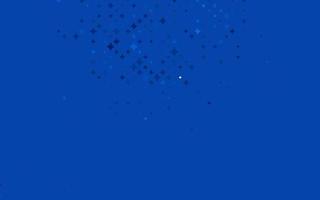 plantilla de vector azul claro con estrellas del cielo.