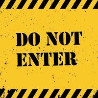 do not enter symbol