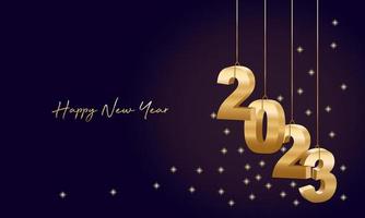 Happy New Year 2023 Vector Art, Icons, and Graphics for Free Download