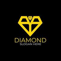 Letter B Diamond Logo Design. Design Concept, Logos, Logogram, Logotype Diamond Template vector
