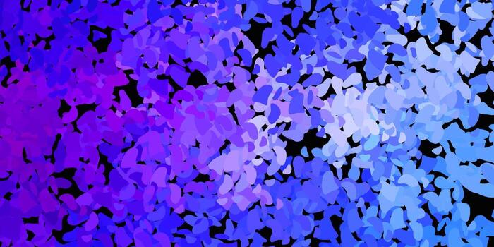 Light blue, red vector backdrop with chaotic shapes.