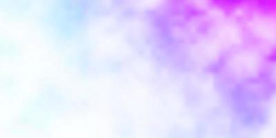 Light Purple vector layout with cloudscape.