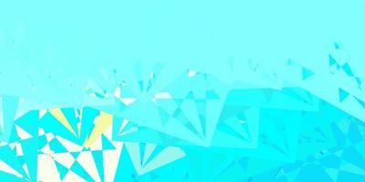 Light Blue, Yellow vector layout with triangle forms.