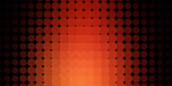 Dark Red vector texture with disks.