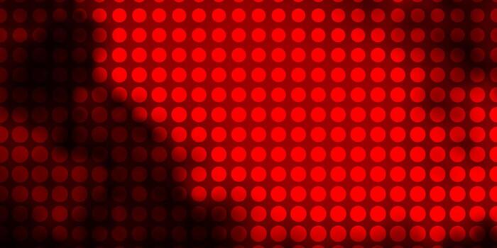 Dark Red vector texture with circles.