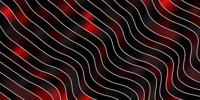 textura de vector rojo oscuro con líneas torcidas.