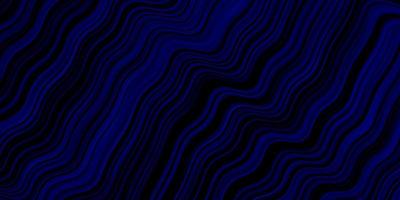 Dark BLUE vector pattern with curved lines.