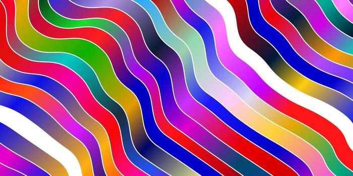 Light Multicolor vector backdrop with circular arc.