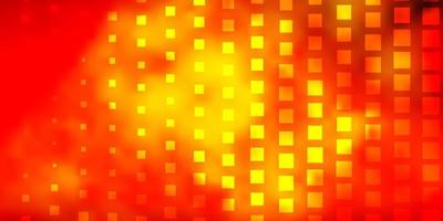 Dark Orange vector backdrop with rectangles.