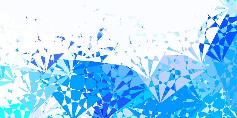 Light BLUE vector template with triangle shapes.
