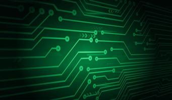 cyber circuit future technology concept background vector