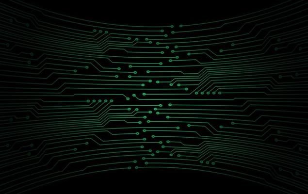 cyber circuit future technology concept background