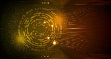 eye cyber circuit future technology concept background vector