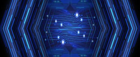 cyber circuit future technology concept background vector