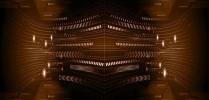 cyber circuit future technology concept background vector