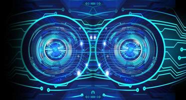 cyber circuit future technology concept background vector