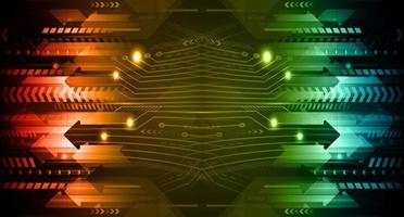 cyber circuit future technology concept background vector