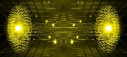 cyber circuit future technology concept background vector