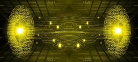 cyber circuit future technology concept background vector